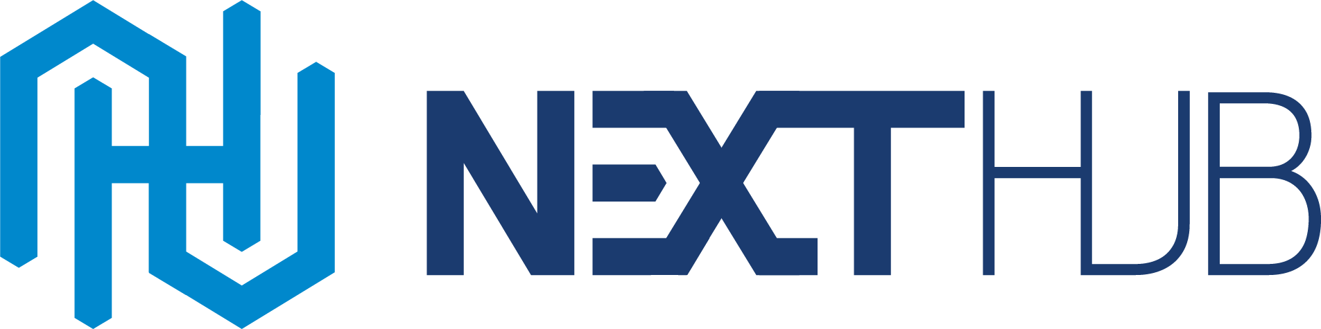 NEXTHUB official logo – A dynamic design representing our expansion into mobile accessories, computer gear, surveillance cameras, and home essentials.